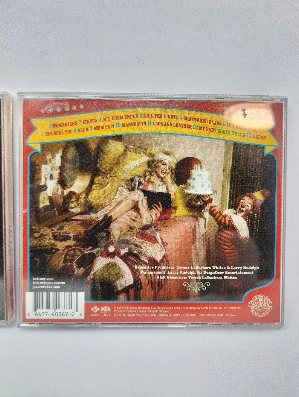 Britney Spears Blackout & Circus CD Lot - Picture 7 of 8